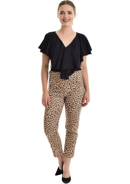 Leopar Desen Pantolon | PNT31817 Leopar Desenli fiyatları