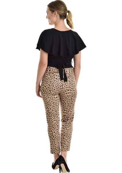 Leopar Desen Pantolon | PNT31817 Leopar Desenli fırsatları