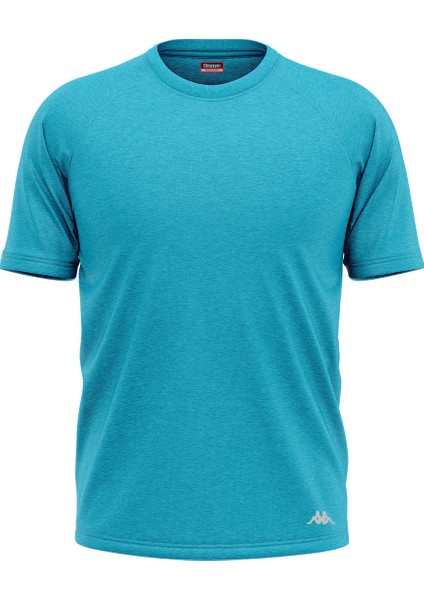 Ribana O Yakalı T-Shirt Lısen Turkuaz