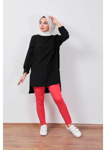 Ultra Likra Dar Kalıp Gabardin Pantolon - Kırmızı
