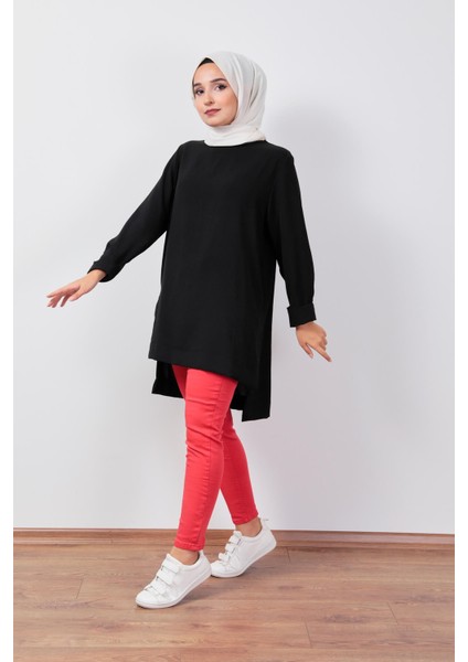 Ultra Likra Dar Kalıp Gabardin Pantolon - Kırmızı