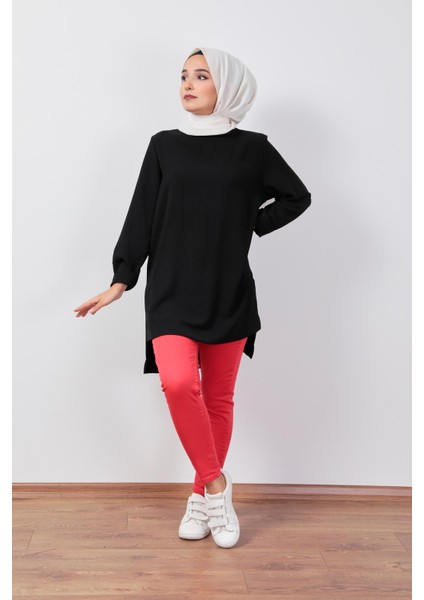 Ultra Likra Dar Kalıp Gabardin Pantolon - Kırmızı