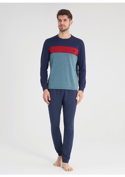 Erkek Pijama Takımı 30327 - Lacivert