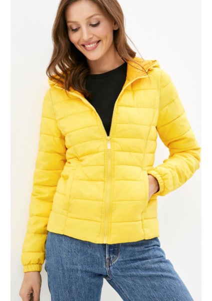 Onlnewtahoe Contrast Hood Kadın Ceket