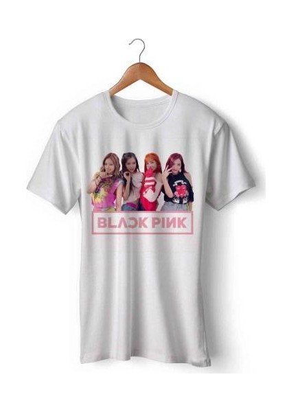 Black Pink Logo Blackpink Satılan Logo Baskılı Tişört Tshirt