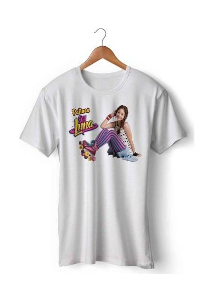 Patines De Soy Luna Tasarımlı Baskılı Tişört Tshirt