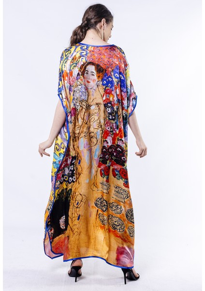 Gustav Klimt Maria Munk %100 Ipek Elbise