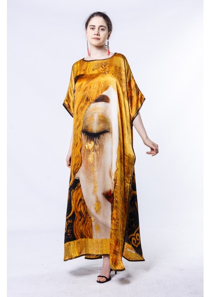 Gustav Klimt Freya's Tears Ipek Elbise
