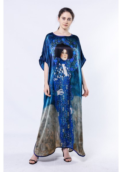 Gustav Klimt Emilie Floge Ipek Elbise