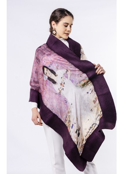 Gustav Klimt Mada Primavesi Ipek Keçe Şal modelleri