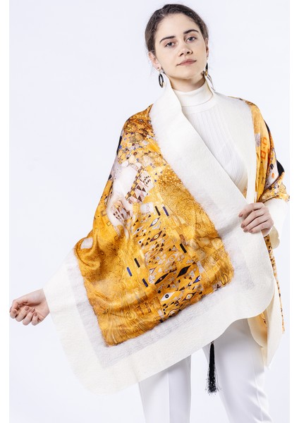 Gustav Klimt Adele Bloch Bauer Ipek Keçe Şal