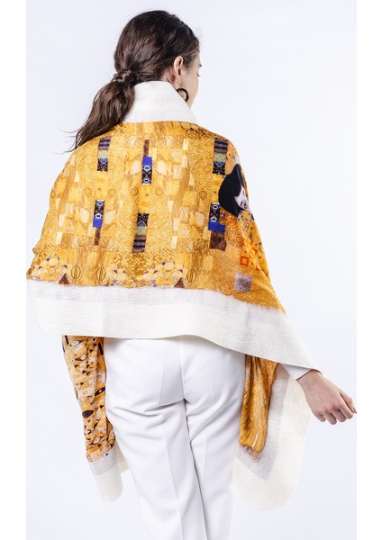Gustav Klimt Adele Bloch Bauer Ipek Keçe Şal