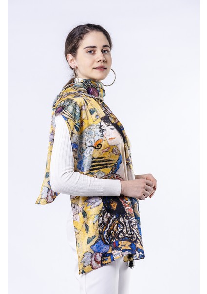 Gustav Klimt Lady With Fan Ipek Fular