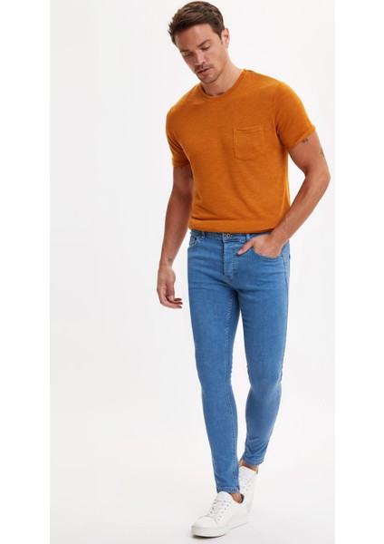 Regular Fit Bisiklet Yaka Basic Kısa Kollu Tişört N6061AZ20SM fiyatları