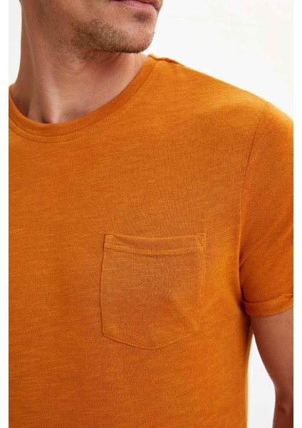 Regular Fit Bisiklet Yaka Basic Kısa Kollu Tişört N6061AZ20SM modelleri