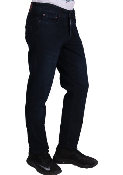 Erkek Denim Trend Pantolon Koyu Laci