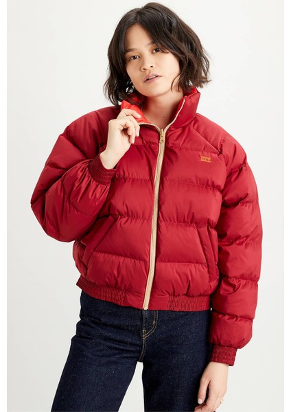 Lydia Reversible Puffer Poppy Kırmızı Kadın Puffer Ceket fiyatları