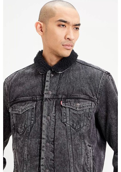 Type 3 Sherpa Trucker Roadster Siyah Erkek Trucker