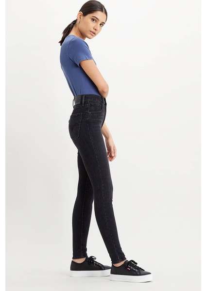 Mile High Super Skinny Kadın Jean Pantolon - Black Ground