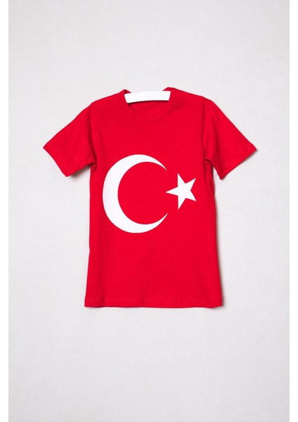 Türk Bayrağı Baskılı T-Shirt