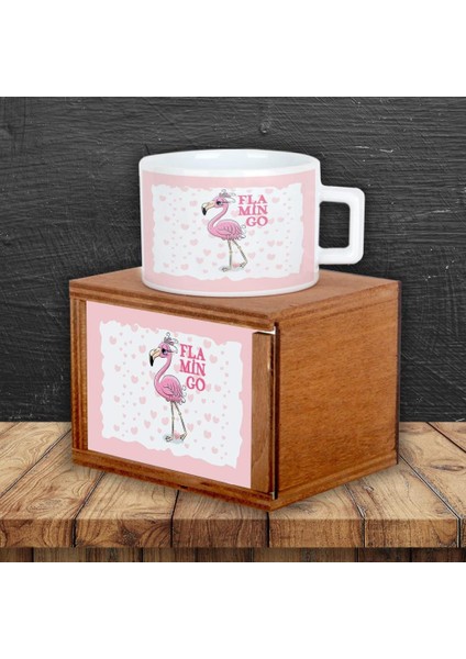 Flamingoların Aşkı Masa Gece Lambası Flamingo Ahşap Doğal Kutulu Kupa Hediye Seti fiyatları