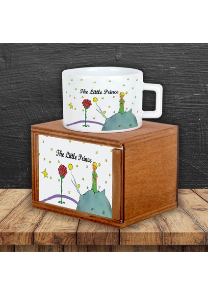 Küçük Prens Mavi Lambalı Biblo Küçük Prens Kutulu Kupa 3 Üçlü Hediye Seti modelleri