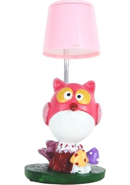 Aşık Baykuşlar Temalı Baykuş Biblolu Tasarım Kalemlik Baykuş Masa Gece Lambası Hediye Seti modelleri