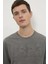 Erkek Antrasit Melanj Sweatshirt Basic 50225481-VR081 2