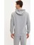 Kapüşonlu Slim Fit Kuru Kafa Baskılı Sweatshirt S7007AZ20AU 4