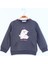 Kız Çocuk Kuzu Baskılı Sweatshirt 1