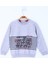 Erkek Çocuk Yazı Baskılı Sweatshirt 1