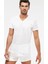 Erkek Merserize V-Yaka T-Shirt Atlet 6 lı 1