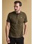 Tartan Pique Polo Shirt OL51 Olive 1