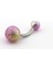 Renkli Muz Göbek Top Uçlu Çelik Piercing 8 mm P455G 2