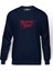 Altered Carbon The Raven Hotel Baskılı İndigo Mavi Lacivert Erkek Örme Sweatshirt Uzun kol 1