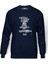 Bob Marley The Good Time Of Baskılı İndigo Mavi Lacivert Erkek Örme Sweatshirt Uzun kol 1