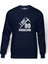 Fortnite I Got 99 Problems Baskılı İndigo Mavi Lacivert Erkek Örme Sweatshirt Uzun kol 1