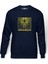 Orphaned Land All Is One Baskılı İndigo Mavi Lacivert Erkek Örme Sweatshirt Uzun kol 1