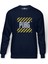 Pubg Baskılı İndigo Mavi Lacivert Erkek Örme Sweatshirt Uzun kol 1