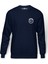 Hogwarts Express Baskılı İndigo Mavi Lacivert Erkek Örme Sweatshirt Uzun kol 1