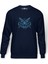 Of Warcraft Death Knight Ilya Semenov Baskılı İndigo Mavi Lacivert Erkek Örme Sweatshirt Uzun kol 1