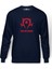 Of Warcraft For The Horde World Baskılı İndigo Mavi Lacivert Erkek Örme Sweatshirt Uzun kol 1
