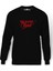 Altered Carbon The Raven Hotel Baskılı Siyah Erkek Örme Sweatshirt Uzun kol 1