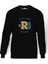 Riverdale Vixens Baskılı Siyah Erkek Örme Sweatshirt Uzun kol 1