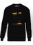 Pubg 98 Alive Baskılı Siyah Erkek Örme Sweatshirt Uzun kol 1