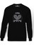 92076074 Tennis Spor Baskılı Siyah Erkek Örme Sweatshirt Uzun kol 1