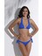 Kadın Saks Boyundan Bağlı Üçgen Bikini Takımı 1
