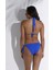 Kadın Saks Boyundan Bağlı Üçgen Bikini Takımı 3