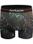 Siyah Dijital Baskı Desenli Erkek Boxer 1