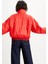 Lydia Reversible Puffer Poppy Kırmızı Kadın Puffer Ceket 4